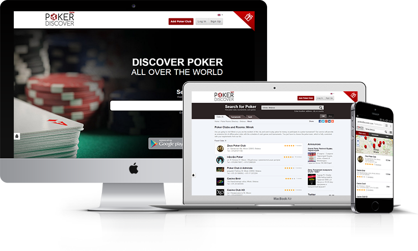 PokerDiscover optimized for all types of devices